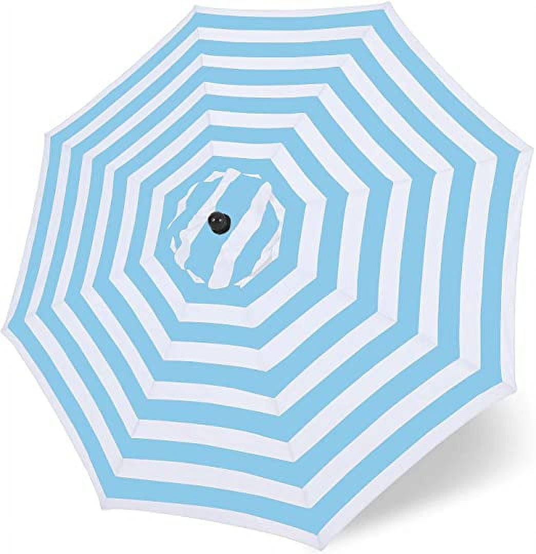 Bayside21 Patio Umbrella Replacement Canopy for 9ft 8 Ribs Sun Protection UPF 50+ Replacement