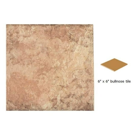 NATIONAL POOL TILE AZ603 6 x 6 in. Barley Aztec Pool Tile