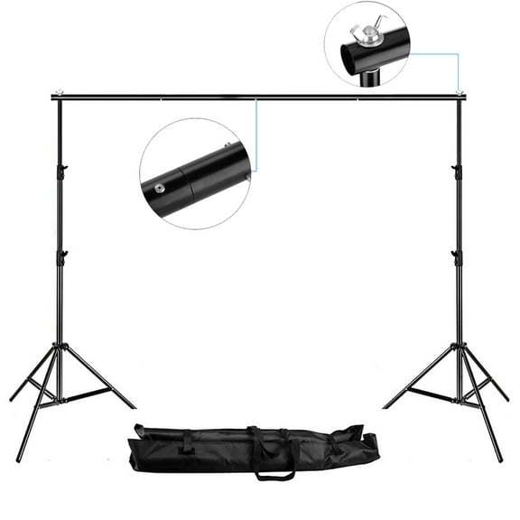 BaytoCare 10Ft Pro Photography Photo Backdrop Support Stand Set