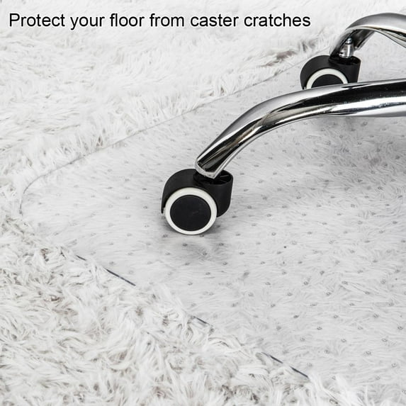 BaytoCare Home Office 36x48" Protect Carpet Protector Desk Carpet Chair Mat Home Office Transparent