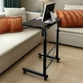 thumbnail image 1 of BaytoCare Removable Black Adjustable Laptop Table Stand Computer Desk Sofa Side Bed Tray Rolling, 1 of 8
