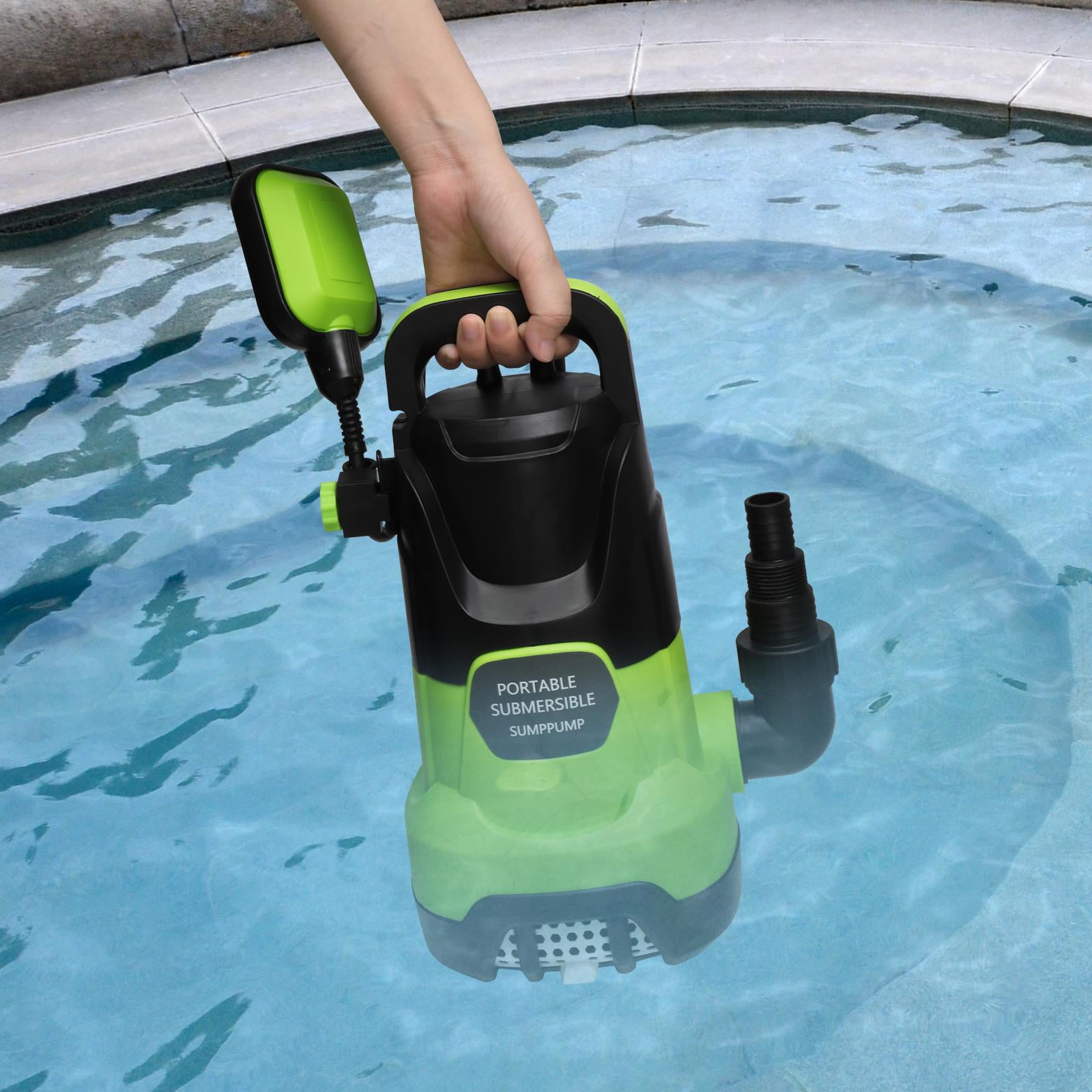 BaytoCare Sump Pump, 3500 GPH 1HP Submersible Clean/Dirty Water Pump