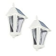 thumbnail image 1 of Baytown II Bulb Outdoor Solar Wall Sconce - White, 1 of 10