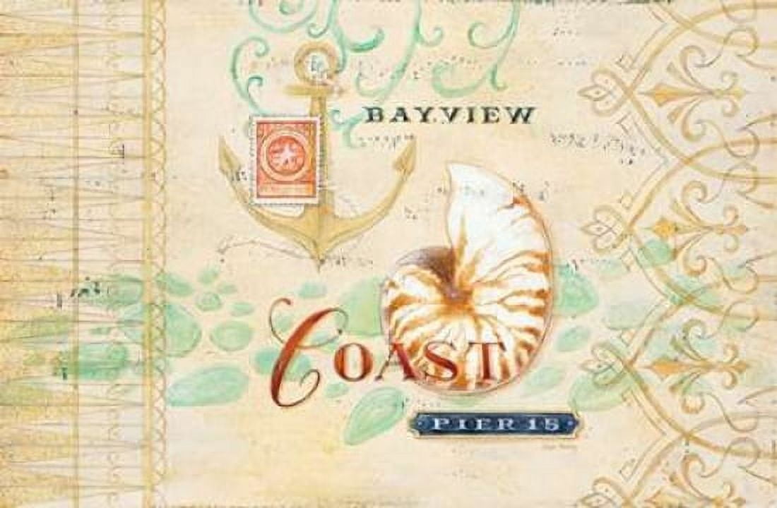 Bayview Coast Canvas Art - Angela Staehling (12 x 18)