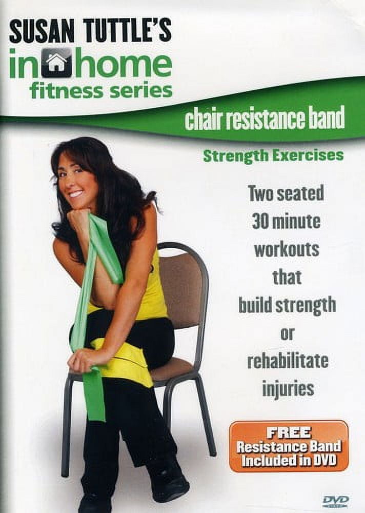 BAYVIEW/WIDOWMAKER Bayview Films Chair Resistance Band Strength Exercises with 12-Page Booklet (1-Piece)