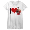 thumbnail image 1 of Baywatch I Heart Hoff White Junior Women's T-Shirt, 1 of 2