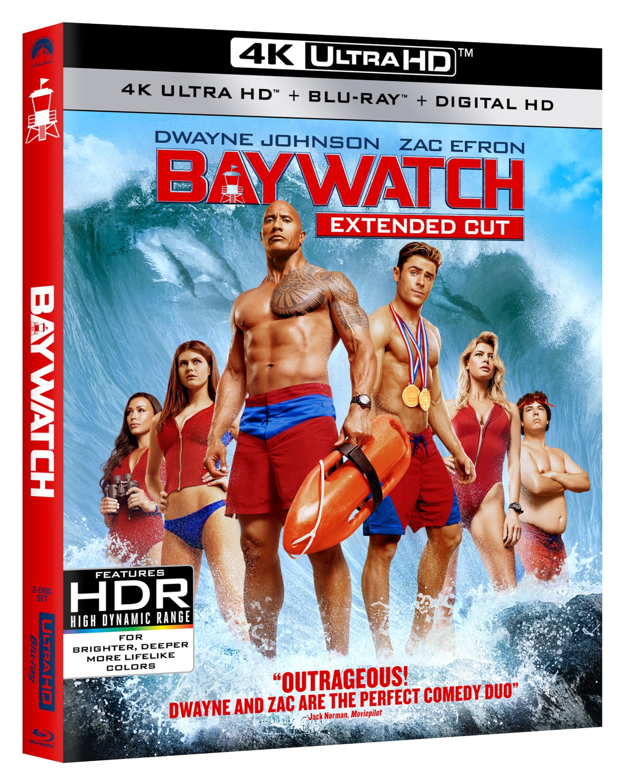 PARAMOUNT Baywatch (Unrated) (4K Ultra HD + Blu-ray)