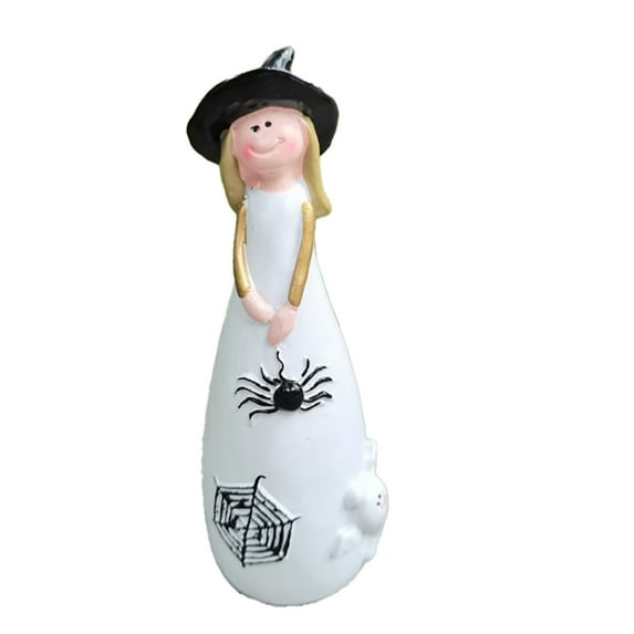 Baywell 1/3 Pack Gift Boutique Halloween Witches Figurine Tabletop Decor Holiday Spooky Witch Statues Decorations Resin Figurines