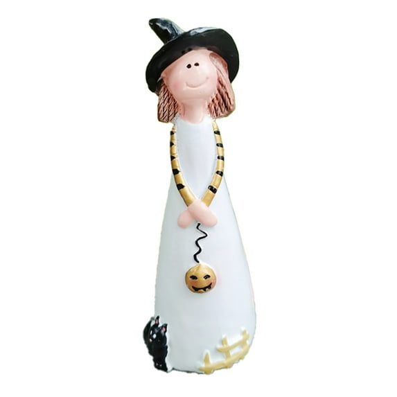 Baywell 1/3 Pack Gift Boutique Halloween Witches Figurine Tabletop Decor Holiday Spooky Witch Statues Decorations Resin Figurines