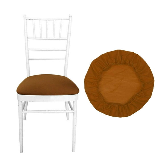 Baywell 1 Piece Dia.17-20" Stretchy Bar Stool Covers for Round Upholstered Chairs, Washable Dustproof Barstool Seat Slipcover