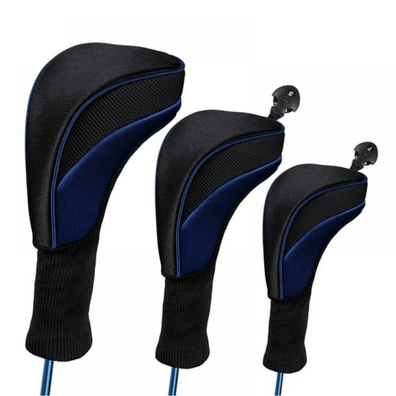 Baywell 3 pcs/set Golf Head Covers Driver 1 3 5 Fairway Woods Headcovers for Golf Club Fits All Fairway and Driver Clubs