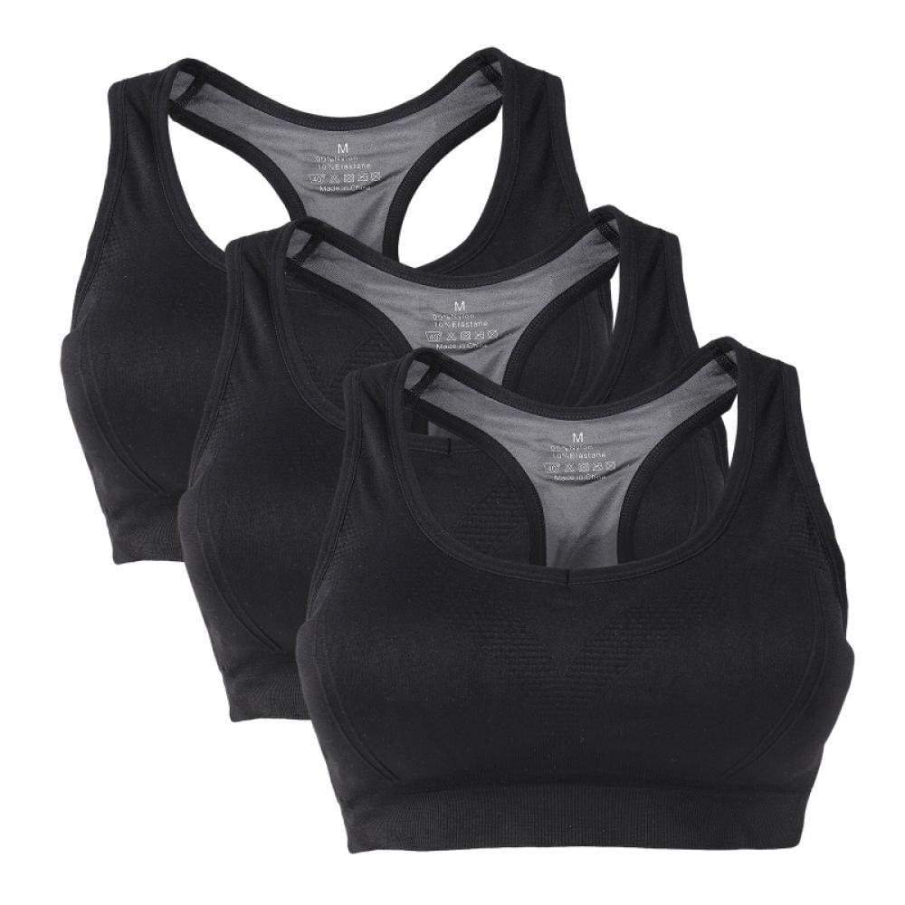 Buy PRETTYWELL Racerback Sports Bras Non Removable Padded, Wirefree Sports  Bra Tops for Women,Comfort Molded Cup Bras A to D Cup Online at  desertcartEGYPT
