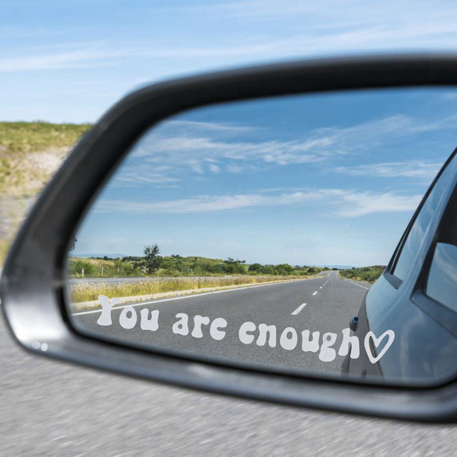 Baywell 3pcs You are enough Mirror Decal Rear View Mirror Decal