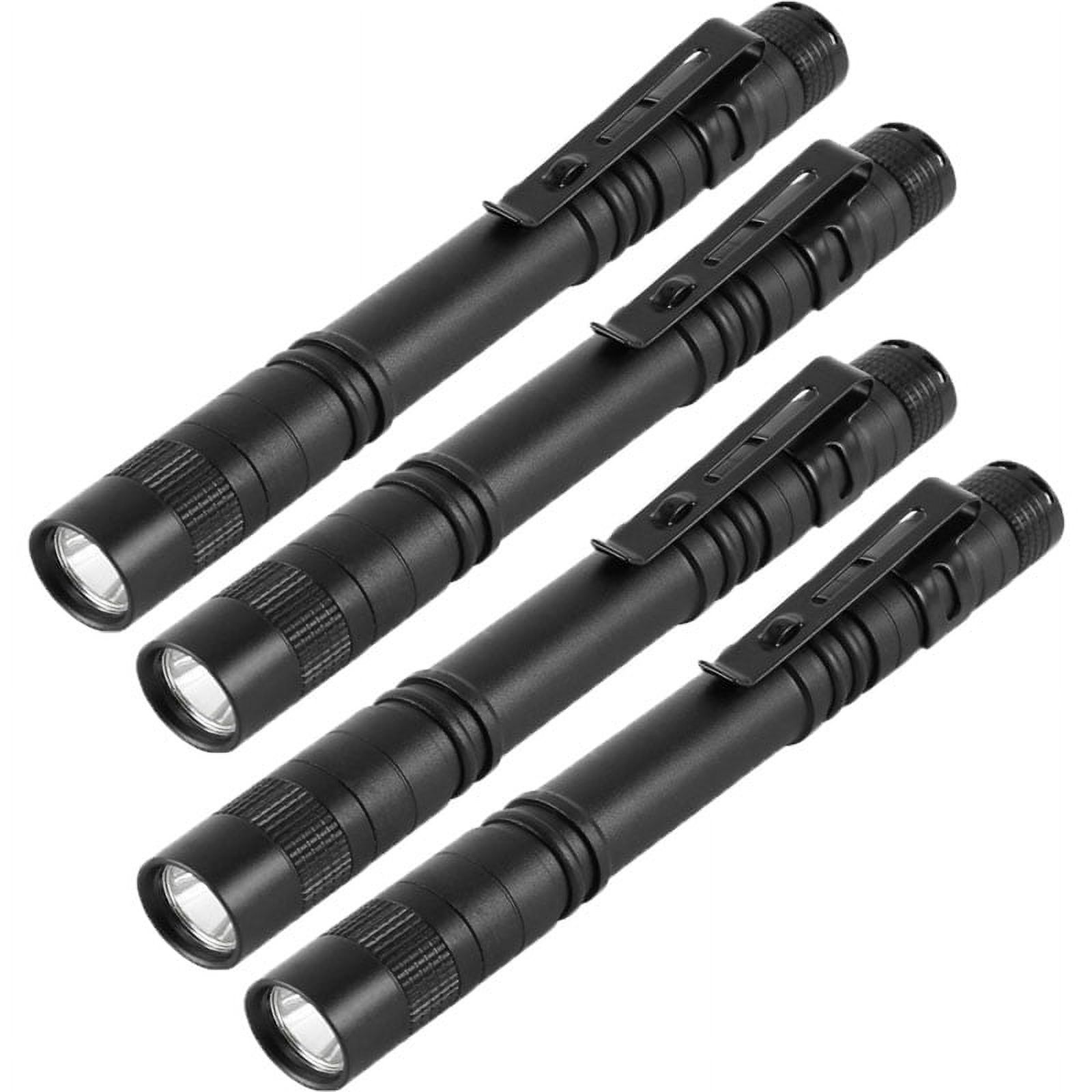 Baywell 4 Pack Flashlights Small Mini LED High Lumen Tactical Pen Light