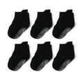 thumbnail image 1 of Baywell 6 Pair Baby Cotton Socks Toddler Kids Non Slip Grip Ankle Socks with Non Skid Soles for Infants Toddlers Kids Boys Girls 0-7Y, 1 of 5
