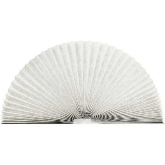 Baywell Arch Pleated Blinds Light Filtering Half Circle Pleated Shades Semi-Blackout Arch Window Shades, Easy to Cut and Install
