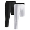 thumbnail image 1 of Baywell Boys' Sports Tights Base Layer Athletic Running Hockey Basketball Compression Leggings Boys' Tight Pants, 1 of 7