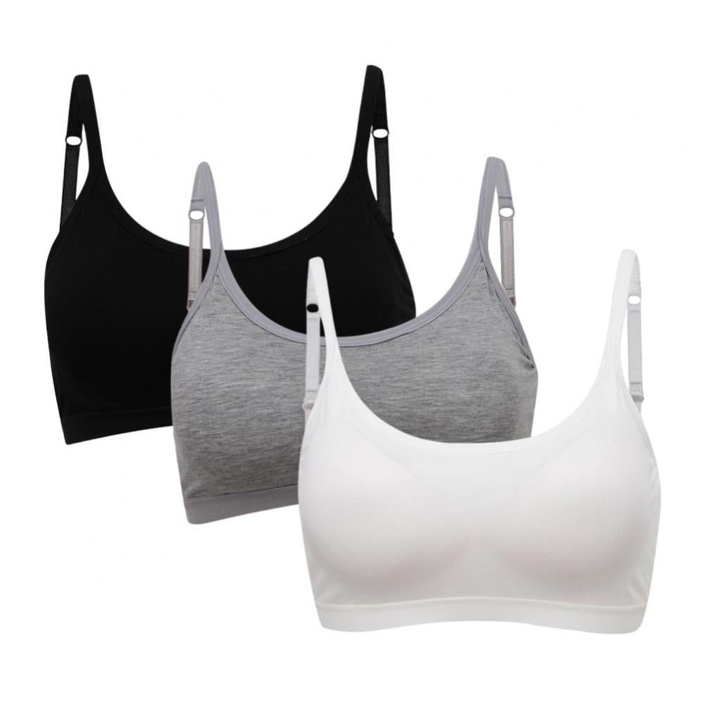 Ribbed Bralettes For Women Yoga Sport Bras Wireless Sleep Bras