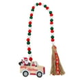 thumbnail image 1 of Baywell Christmas Beads Garland Christmas Wood Bead Garland Xmas Farmhouse Beaded Garland Christmas Fall Bead Garland, 1 of 4