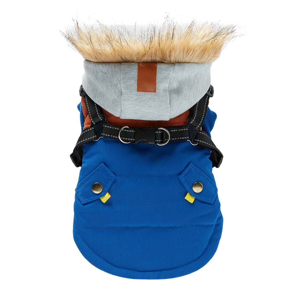 Baywell Dog Coat, Windproof Warm Dog Snow Jacket with Hood, Dog Winter