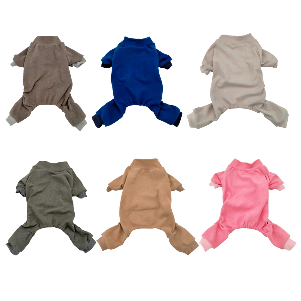 SMALLLEE_LUCKY_STORE Small Dog Dinosaur Pajamas - Stretchy Jumpsuit Sleepwear For Yorkie, Chihuahua, Cats, White, XS - View #12
