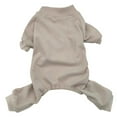 thumbnail image 1 of Baywell Dog Outfit Lightweight Dog Pajamas Thermal Pjs Puppy Clothes Stretchy Doggie Onesie Pet Shirt Cat Jammies Light Gray S-3XL, 1 of 4