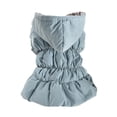 thumbnail image 1 of Baywell Dog Pet Warm Dress Hoodie Floral Bubble Skirt Girl Dog Cats Winter Down Coat Outfit for Small Medium Dog/Cat Blue 4.4-16.53lbs, 1 of 11