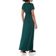 thumbnail image 1 of Baywell Long skirt Solid Color Dress Loose Dress Adjustable Waist V Neck Leisure Dress, 1 of 7