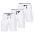thumbnail image 1 of Baywell Men's Lounge Shorts with Deep Pockets Loose-fit Jersey Shorts for Running,Workout,Training, Basketball, 3 Pack, 1 of 6