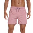 thumbnail image 1 of Baywell Men's Swim Trunks Quick Dry Board Shorts with Zipper Pockets Beach Shorts Bathing Suits for Men, 1 of 6
