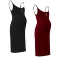 thumbnail image 1 of Baywell Nursing Nightgown Women's Maternity Dress Button Nightdress Sleeveless Breastfeeding Sleepwear Hospital Gown S-3XL, 1 of 7