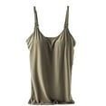thumbnail image 1 of Baywell Nursing Tank Tops Maternity Tank Tops Built in Bra for Breastfeeding with Adjustable Straps for Womens Green 32/70ABC-40/90ABC, 1 of 8