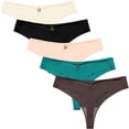 thumbnail image 1 of Baywell Seamless Underwear for Women, Womens Low Waist Thong Panties No Show Underwear Breathable Comfortable G-Strings & Thongs, 1 of 5