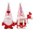 thumbnail image 1 of Baywell Valentines Day Gnome Plush - Mr and Mrs Scandinavian Tomte Elf Decorations - Stuffed Plushie Ornaments - Table Gnomes Decor Gifts Presents, 1 of 8