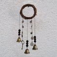 thumbnail image 1 of Baywell Witch Bells Witchcraft Decor Gifts Magic Pagan Wall Home Decorative Protection Kitchen Witches Runes Wiccan Altar Supplies, 1 of 6