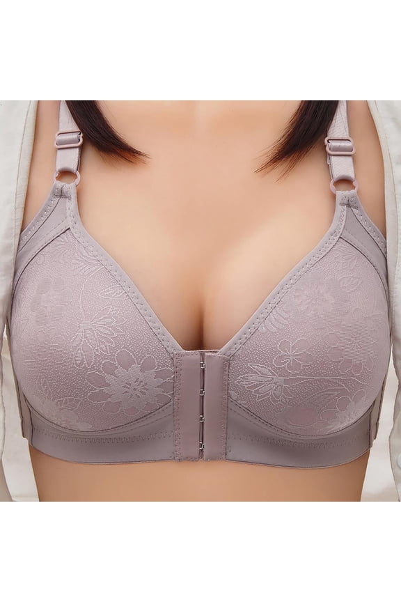 Women's Easy On Front Close Wirefree Light Purple 38/85BC