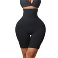 thumbnail image 1 of Baywell Women's High Waist Control Panties Shapewear Seamless Shaping Underwear Boyshorts Booty Lifting Tummy Control Body Shaper, Black, 3XL-4XL, 1 of 6