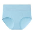 thumbnail image 1 of Baywell Women's High Waist Cotton Underwear Stretch Briefs Soft Comfy Ladies Panties, 1 of 2