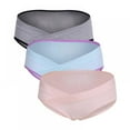 thumbnail image 1 of Baywell Women's Pregnancy Panties Low Waist Abdominal Maternity Plus Size Pregnant Shorts Underwear A 154-170.5lbs, 1 of 10