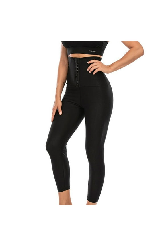 Women's Sauna Slimming Pants Body Shaper Gym Workout Hot Thermo Sweat Leggings Shapers Waist Trainer Pant