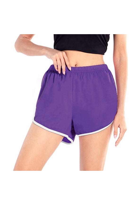 Women's Sport Shorts Dolphin Shorts Running Athletic Shorts Workout Dance Shorts Yoga Shorts Plus Size Elastic Waisted Lounge Shorts Sleeping Shorts for Women, S-4XL