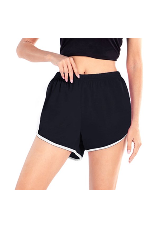 Women's Sport Shorts Dolphin Shorts Running Athletic Shorts Workout Dance Shorts Yoga Shorts Plus Size Elastic Waisted Lounge Shorts Sleeping Shorts for Women, S-4XL