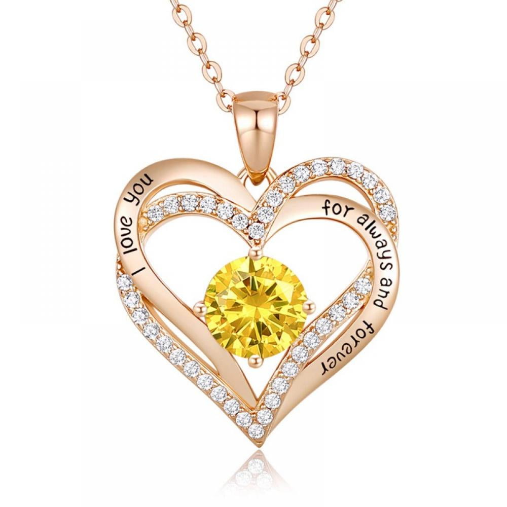 Dancing diamond necklace walmart clearance