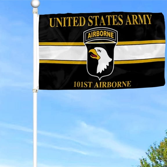 Bayyon 101st Airborne Division Military Flag Banner with Grommets 3x5Feet Man cave Decor