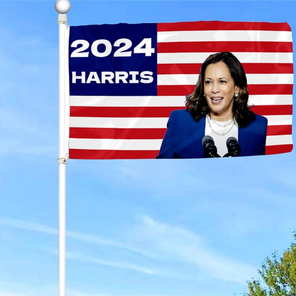 Bayyon 2024 Flag Kamala Harris for President Flag Banner with Grommets 3x5Feet Man cave Decor