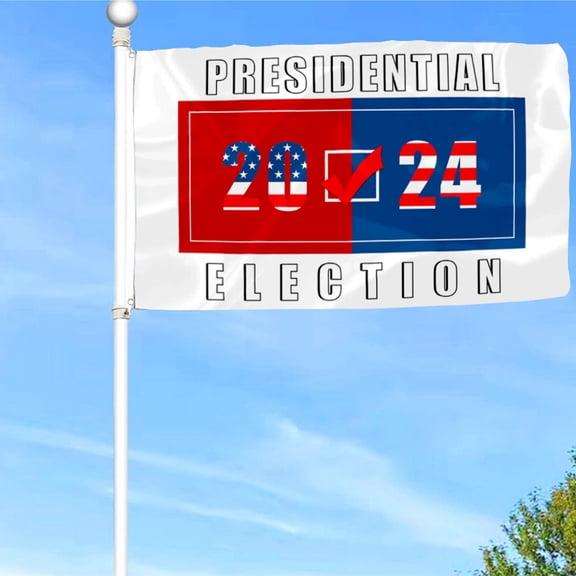 Bayyon 2024 US Presidential Election Flag Banner with Grommets 3x5Feet Man cave Decor 2