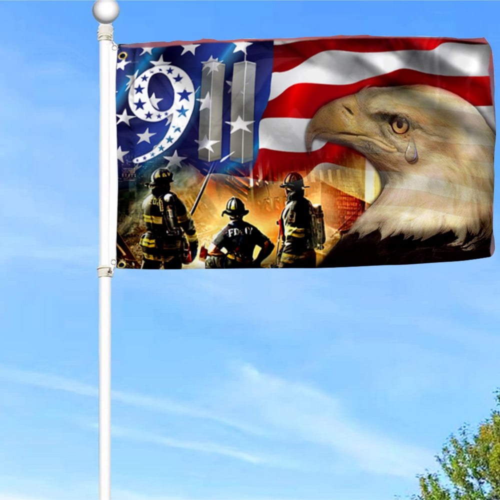Bayyon 911 Patriot Day Grommet Flag September 11 Attacks Never Forget ...