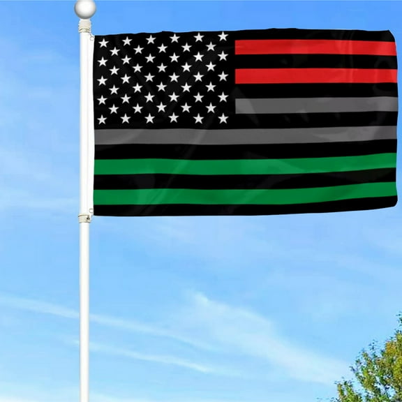 Bayyon American Pan African Black Lives Matter Flag Banner with Grommets 3x5Feet Man cave Decor