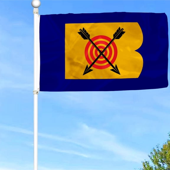 Bayyon Arrows And A Target Flag Banner with Grommets 3x5Feet Man cave Decor