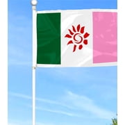 Bayyon Artistic Sun Flag Banner with Grommets 3x5Feet Man cave Decor